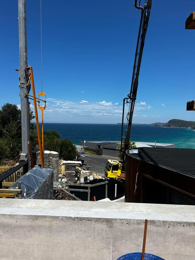 Concrete Pumping on Narrow Places — Mackie’s Concrete Pumping in Pampoolah, NSW