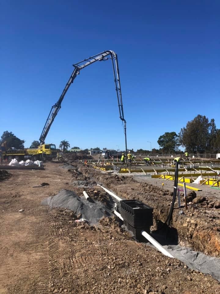 Concrete Pumping Service for Commercial — Mackie’s Concrete Pumping in Pampoolah, NSW