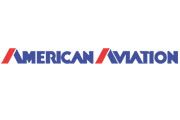 American Aviation logo in blue and red text with a stylized red-and-blue wing mark