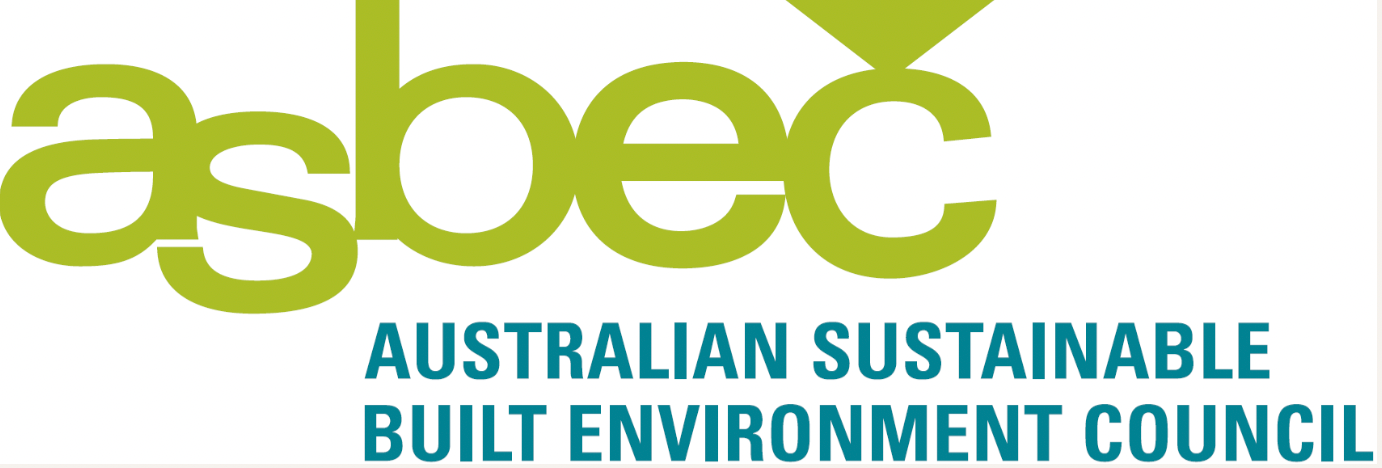 The logo for the australian sustainable built environment council