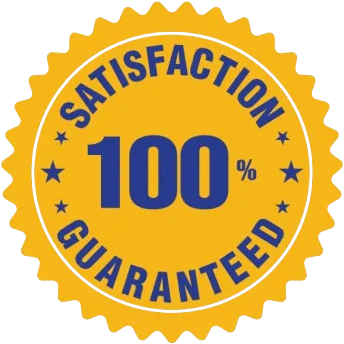 100% Satisfaction Guaranteed badge