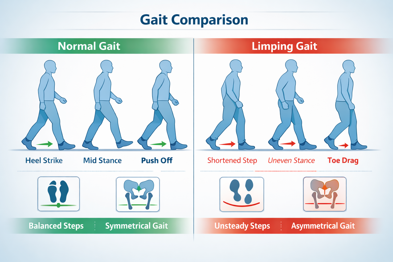 Ladder Limp How to Stop Limping: Re-Training Your Brain for a Balanced Walk