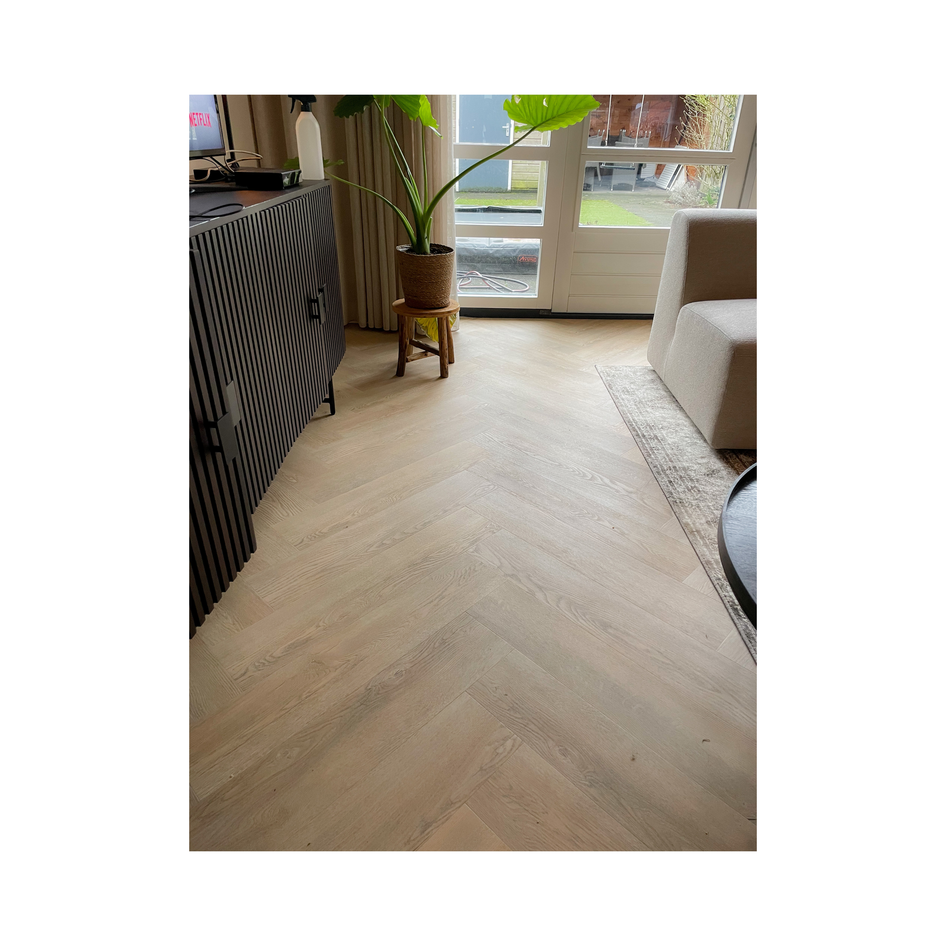 Visgraat PVC vloer