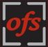 The word ofs is written in red on a black background.