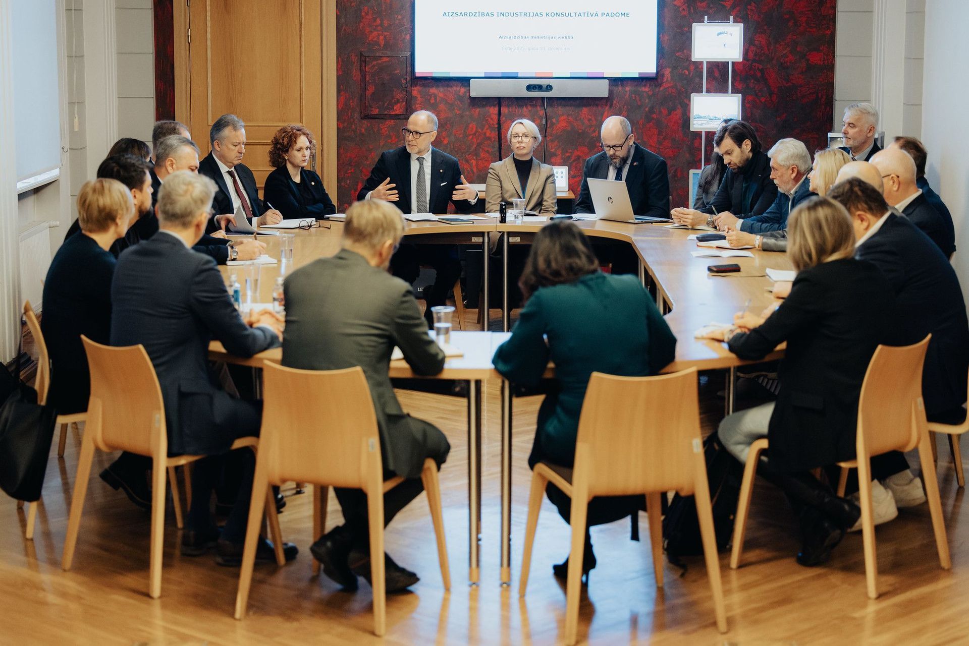 Aizsardzības industrijas sadarbības sēde
Foto: Armīns Janiks (Aizsardzības ministrija)