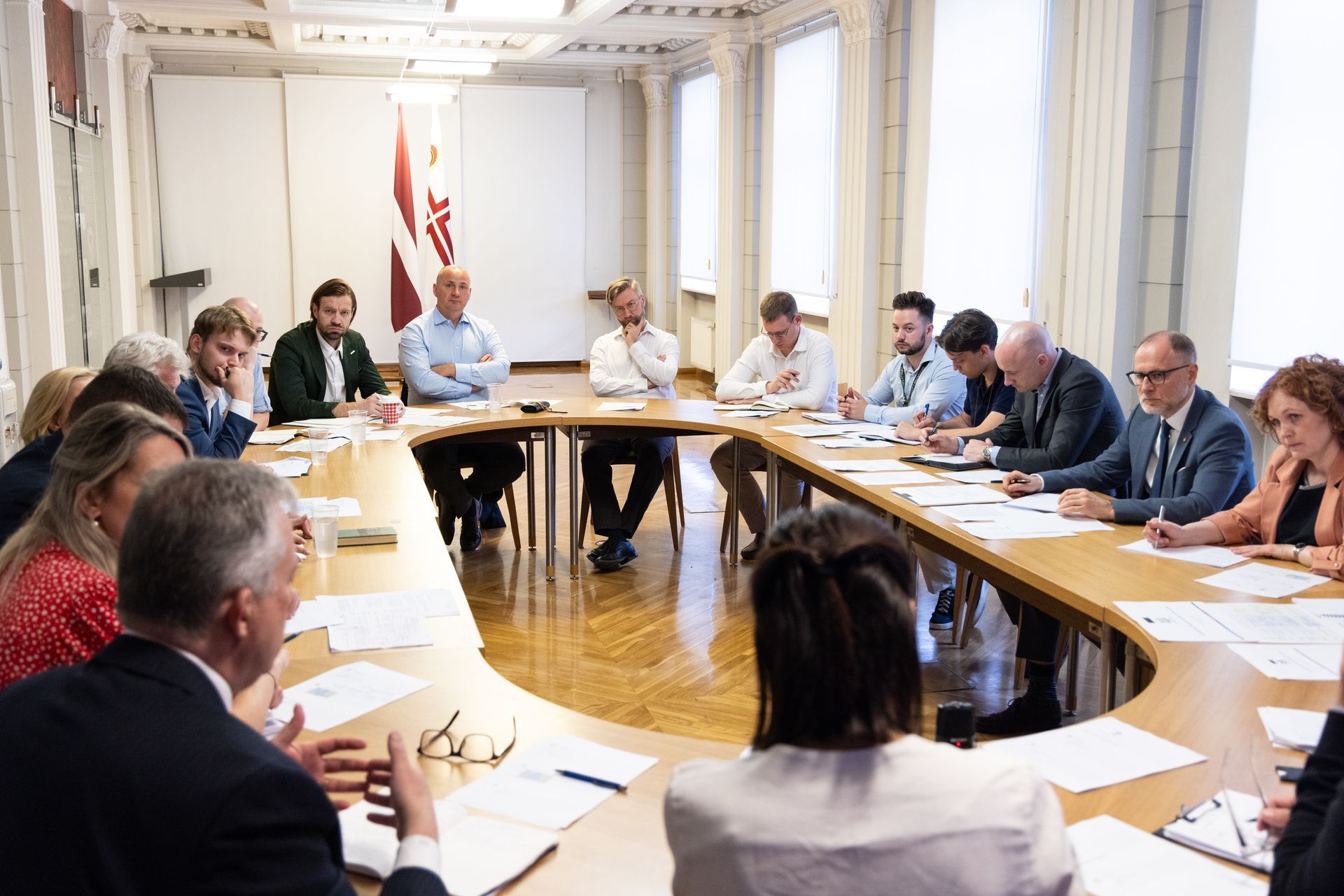 Trešā aizsardzības industrijas 
konsultatīvā padomes sēde
Foto: Armīns Janiks (Aizsardzības ministrija)