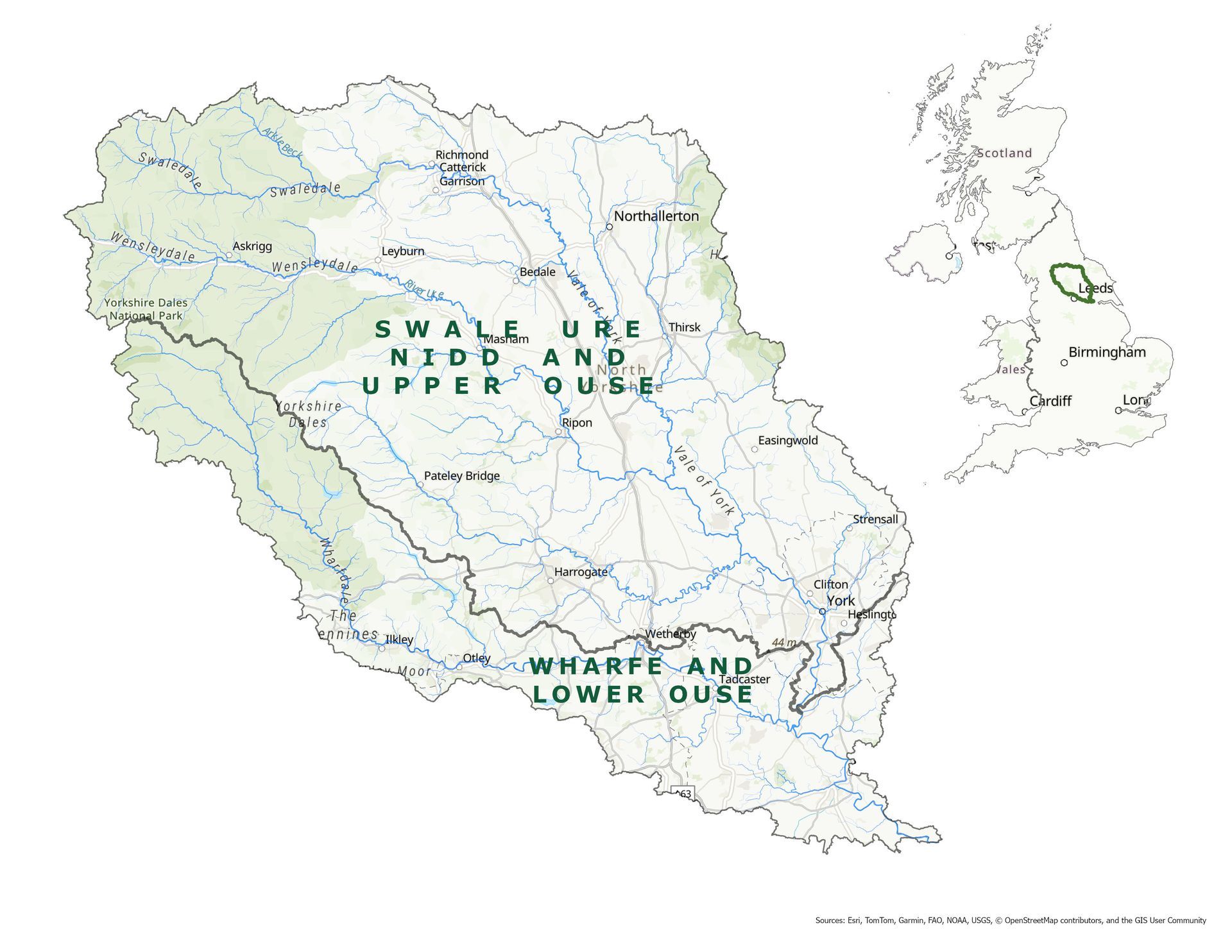 YDRT catchments
