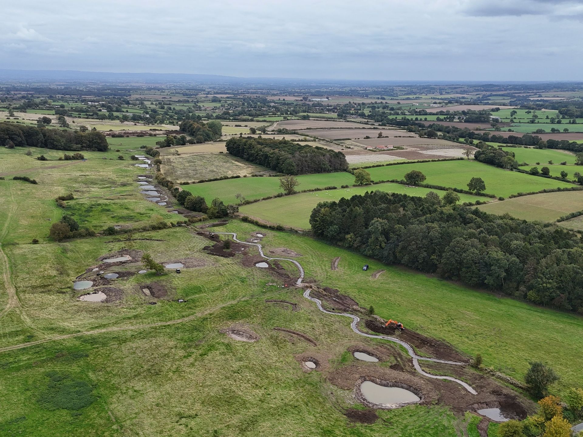 Re-wriggling Brompton Beck on the Hauxwell estate - credit Ousewem