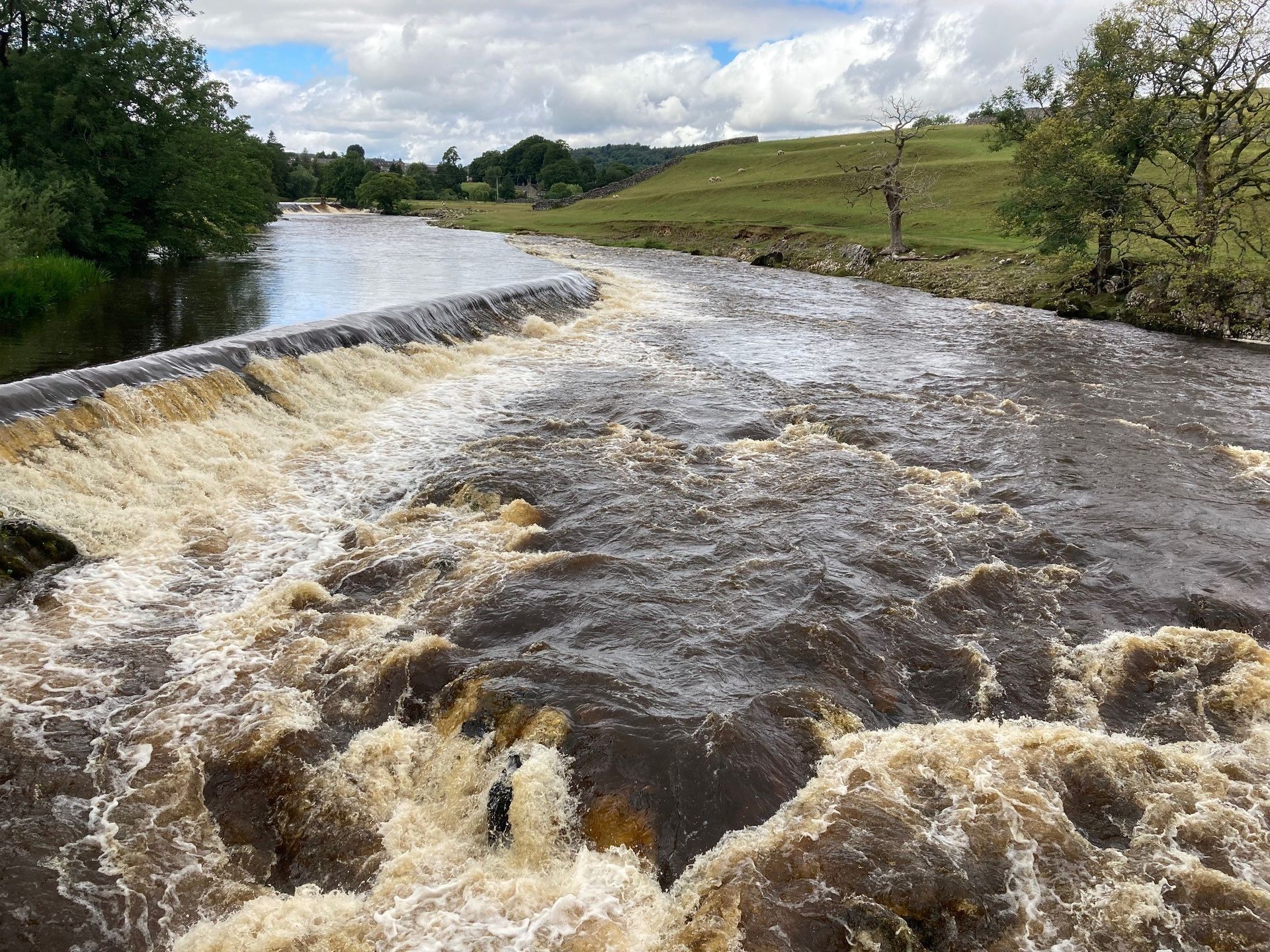 Weir on River Wharfe
