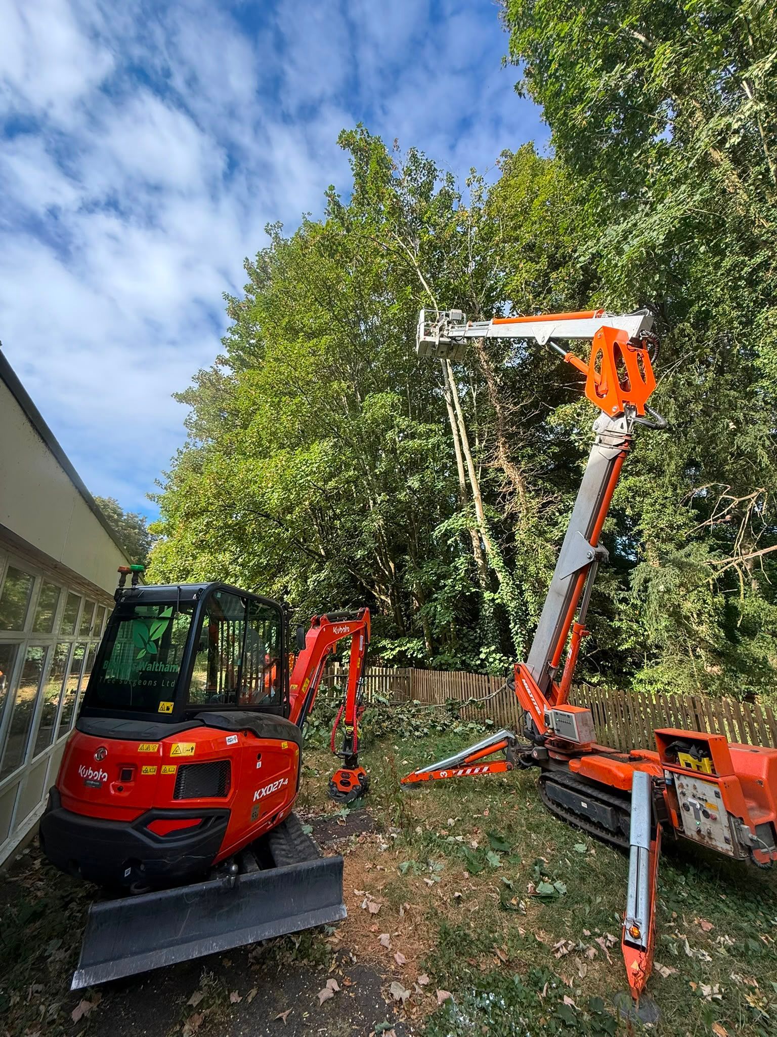 Commercial vegetation and site clearance work in Hampshire