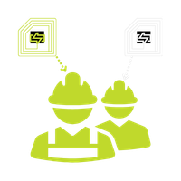 SCAN~VUE unique RFID identification icon
