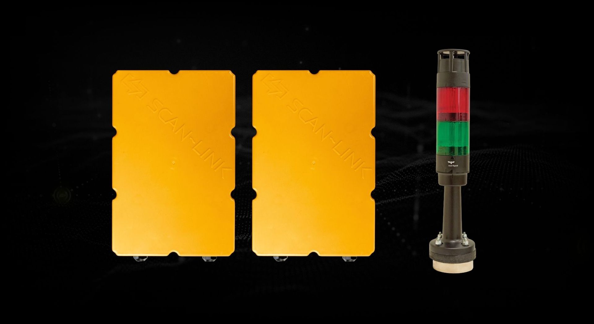 SCAN~LINK Mounting Magnet on a black background