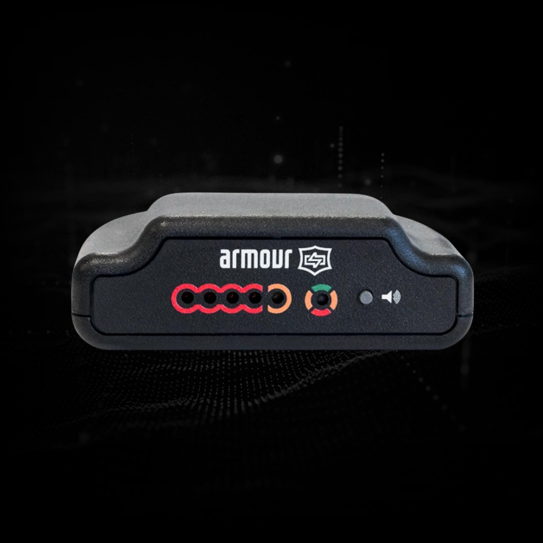 A SCAN~LINK In-Cab Display Unit on a dark background