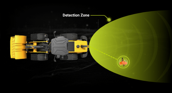 An orange safety vest and a white hard hat. Each with hidden passive RFID tags