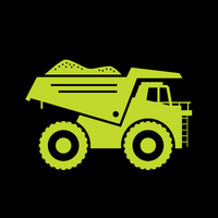 Green material handler icon