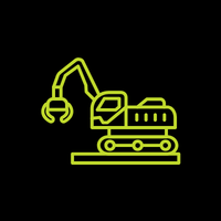 Green material handler icon