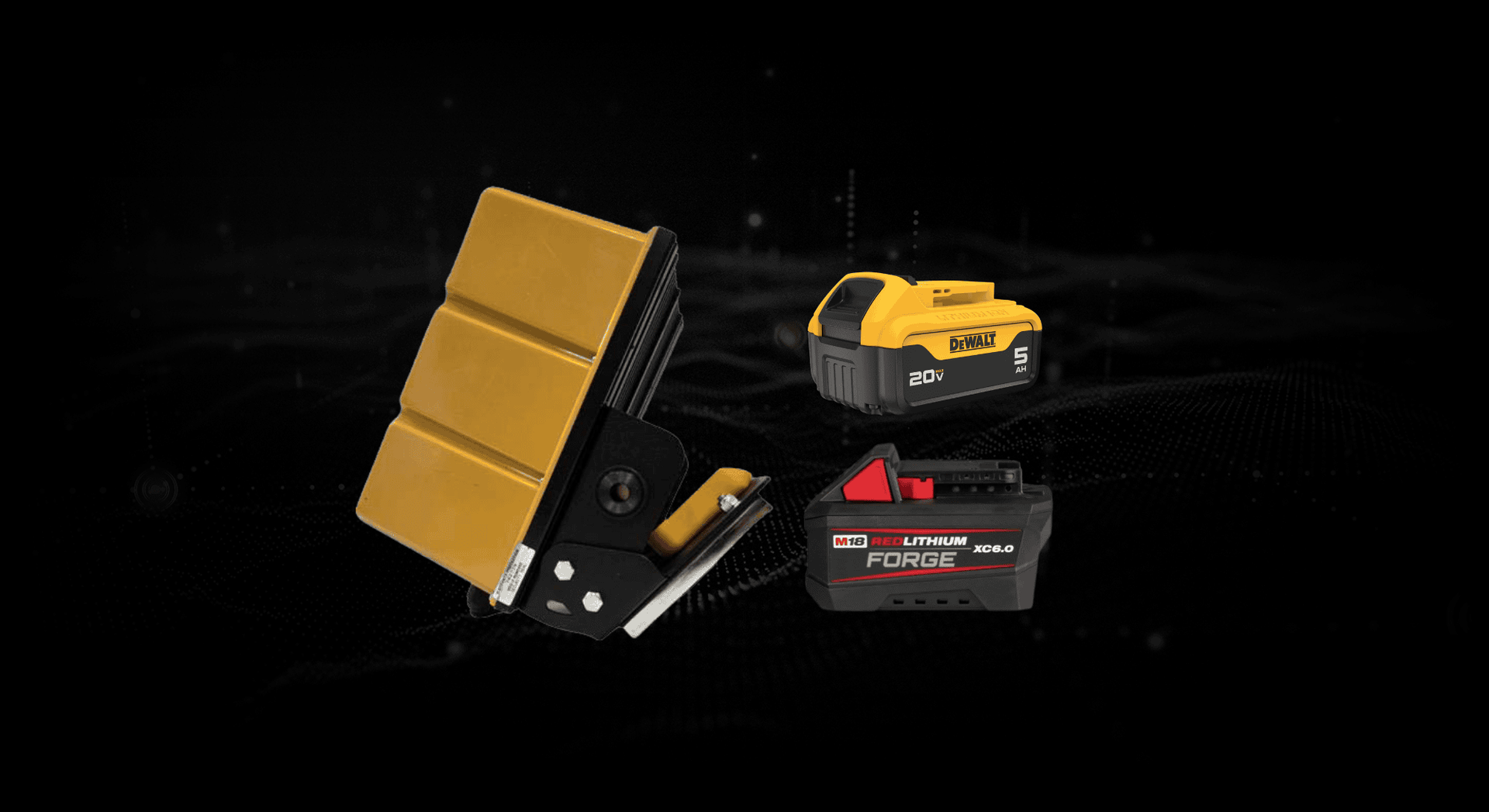 SCAN~LINK Antenna and a DeWalt and Milwaukee battery