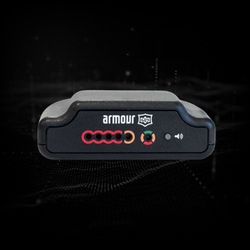 A SCAN~LINK In-Cab Display Unit on a black background