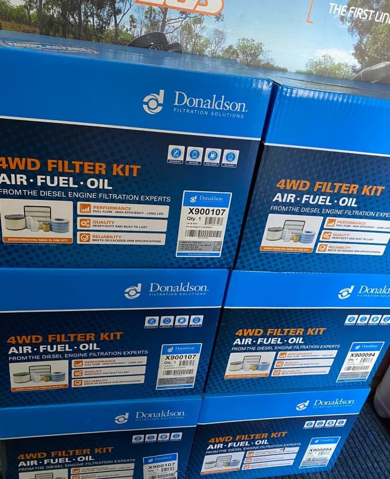 Filter Kits In Blue Boxes — Filta-Wash Mackay In North Mackay, QLD