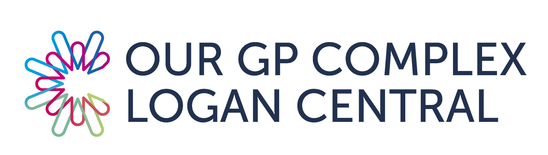 The logo for our gp complex logan central