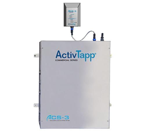 ClearWater Tech ACS commercial rinse system delivers powerful ozone‑infused sanitation for food prep and surfaces