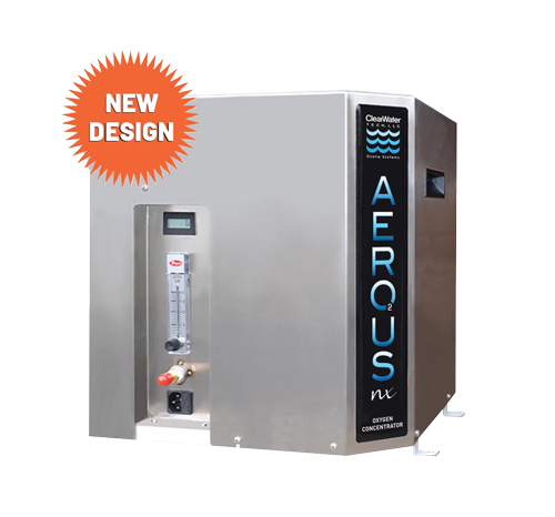 High‑performance AerousNX oxygen concentrator delivering up to 95 percent dry oxygen for maximum ozone output