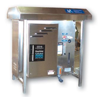 Apex AE advanced ozone system designed for reliable water purification with automated controls and integrated safety features