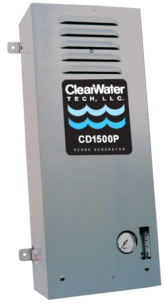High‑output CD1500P pressurized ozone generator producing 15 grams per hour for water treatment applications