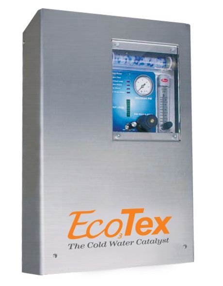 Commercial & residential ozone laundry systems providing effective disinfection while reducing water energy and chemical use
