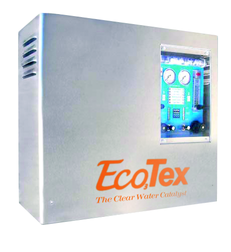 EcoTex Systems offer disinfection for large laundries with washers from 50 to 1,000 lbs. or 24 to 454 kg