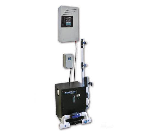 ClearWater Tech Apex IV ozone system with CD10 generator, oxygen concentrator, injector manifold; outputs 4 g/hr