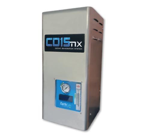 Advanced CD15NX ozone generator offering 15 grams per hour with universal power input and LCD diagnostics [cwtozone.com]