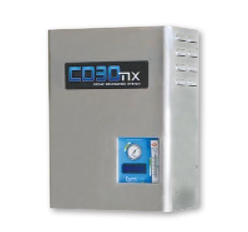 ClearWater Tech CD30NX wall‑mounted ozone generator delivering up to 30 g/hr for water treatment