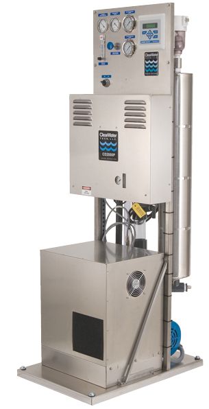 ClearWater Tech HDO3 high‑dissolved ozone system delivering CIP‑ready ozonated water for sanitation and surface cleaning