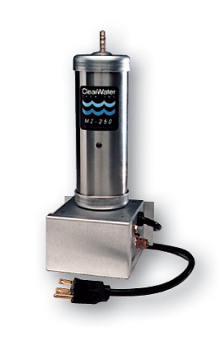 ClearWater Tech MZ‑250 UV ozone system delivers reliable 0.1 g/hr output for low‑volume treatment