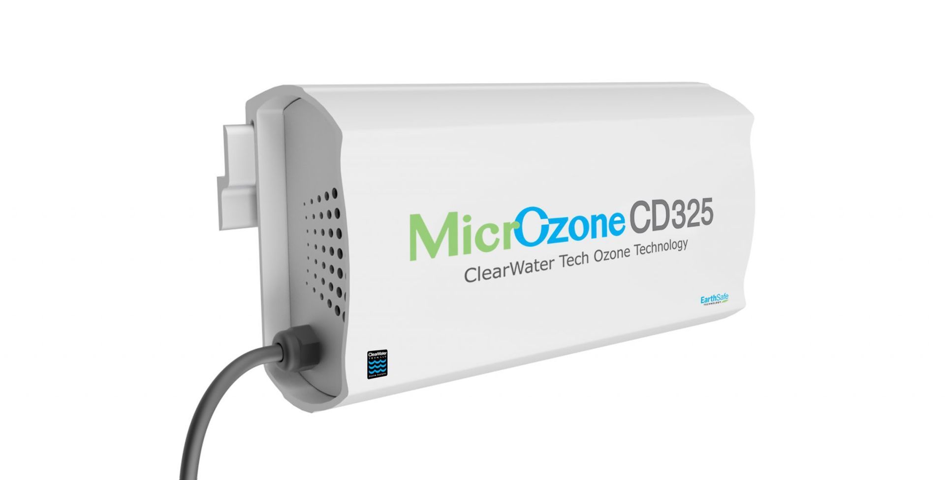ClearWater Tech Microzone 325 compact corona‑discharge ozone generator delivering 0.325 g/hr for small water treatment
