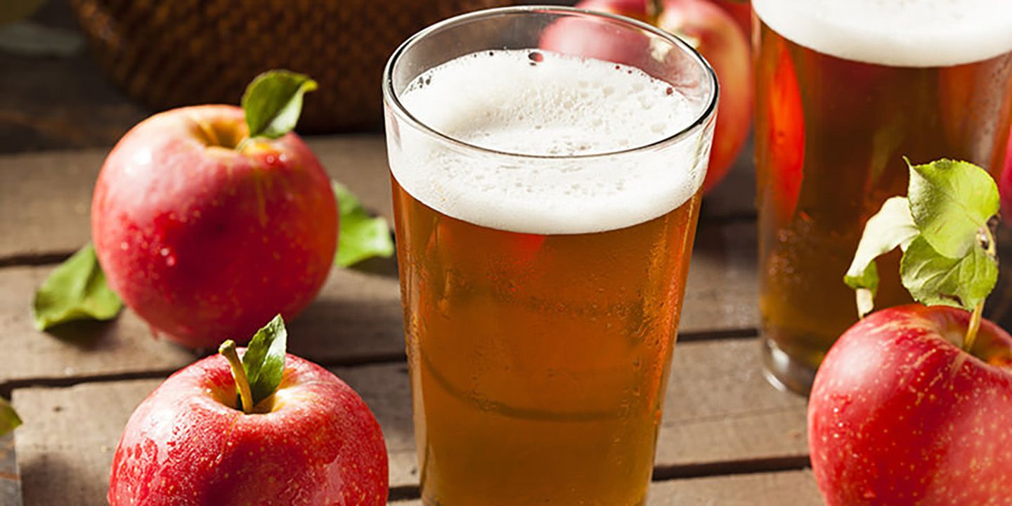 picture of hard cider in glass