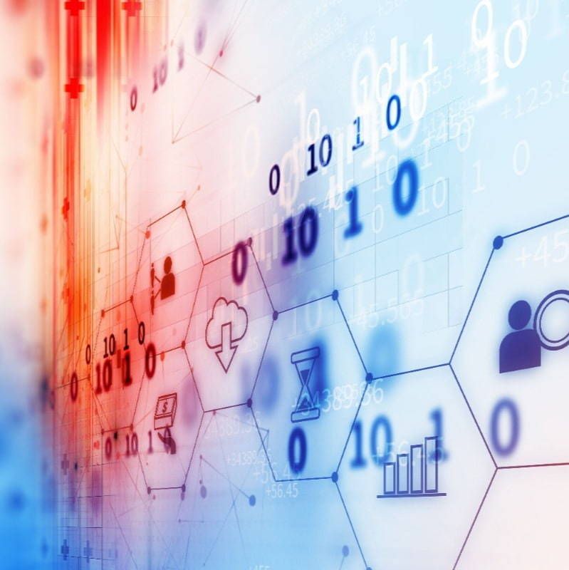 A computer screen with a lot of numbers and icons on it.