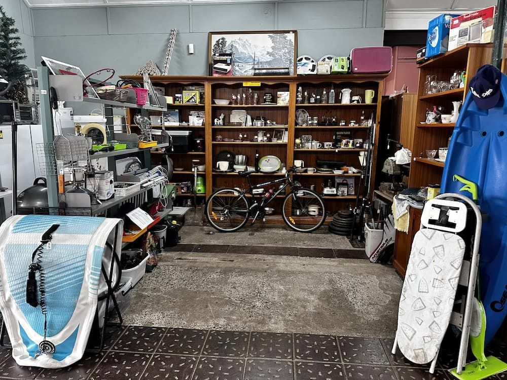 Second Hand Store Interior With Various Items Displayed — Clancy's Office And  Emporium in Taree, NSW