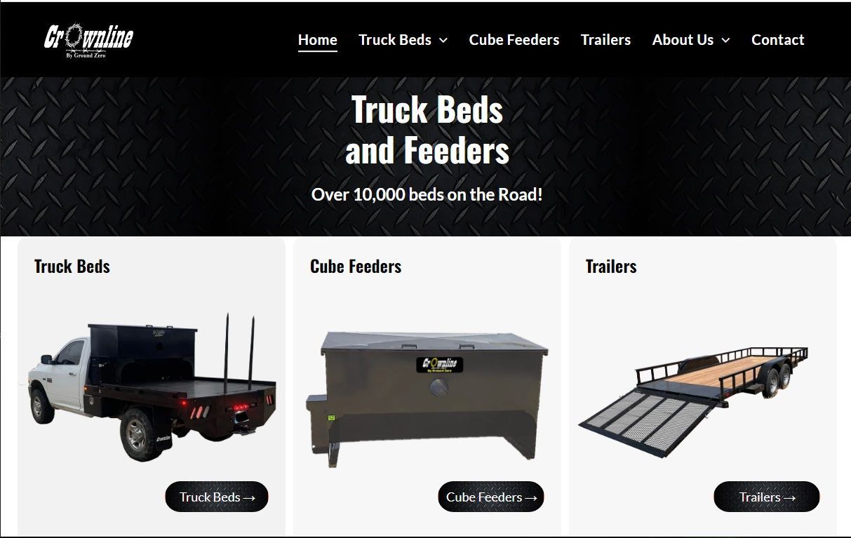 Image of truckbedusa website