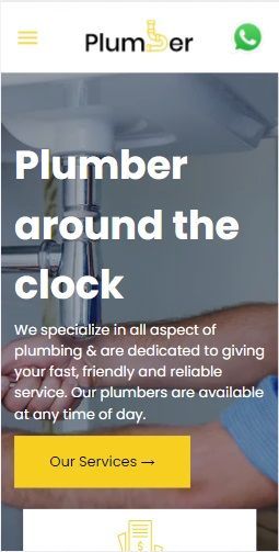 Plumbing website design