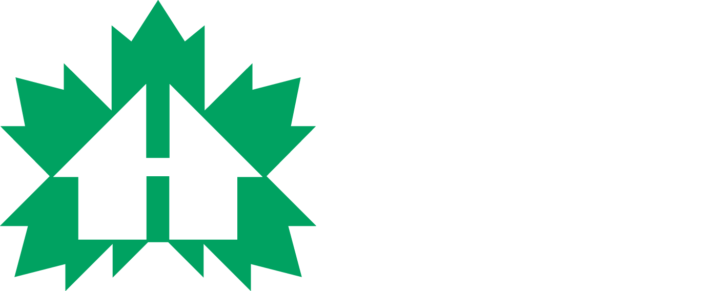 A green maple leaf with an arrow pointing up.