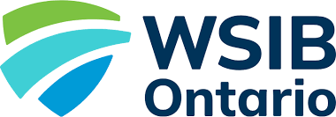WSIB Ontario logo with green, teal, and blue swoosh above navy text