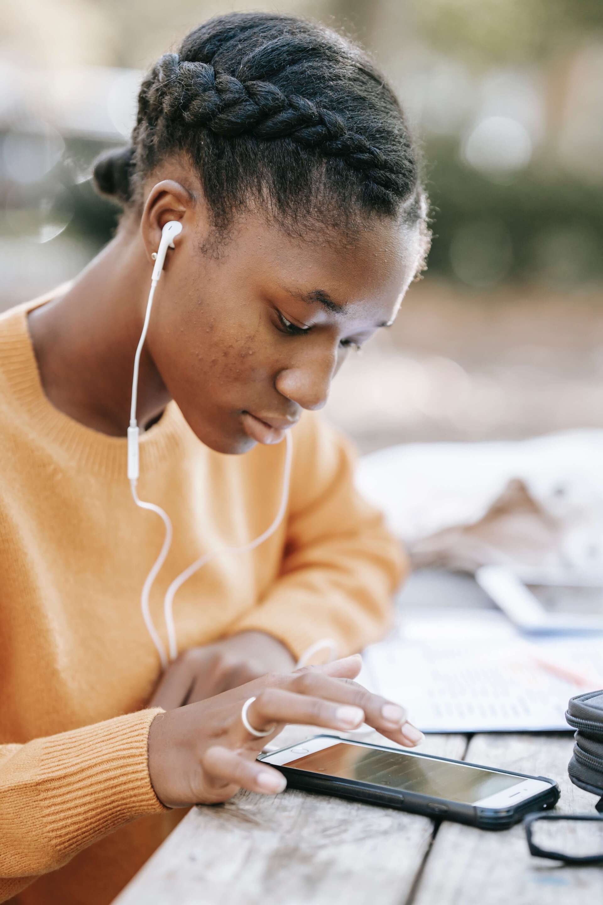 virtual memorial service person making a playlist