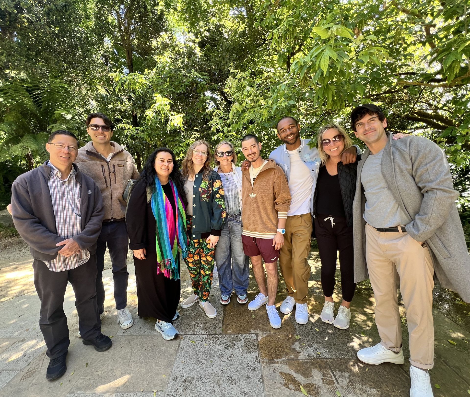 team smiling photo