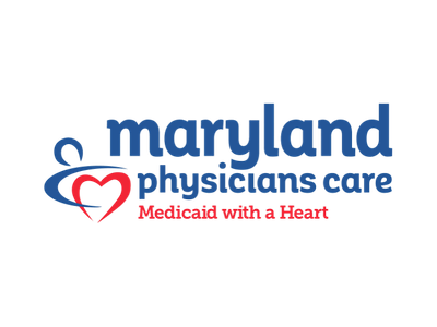 Maryland Physicians Care logo with heart icon and tagline “Medicaid with a Heart”