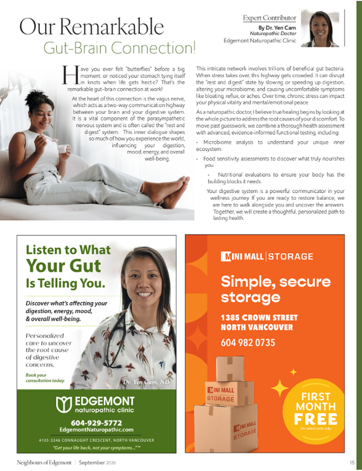 Collage of church newsletter pages with worship photos, “Not on Our Watch” article, and event announcements