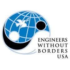 The logo for engineers without borders usa is a globe with a dove on it.