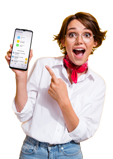 Business woman using Accelerator-Pro platform for sales and marketing Business woman using Accelerator-Pro platform for sales and marketing