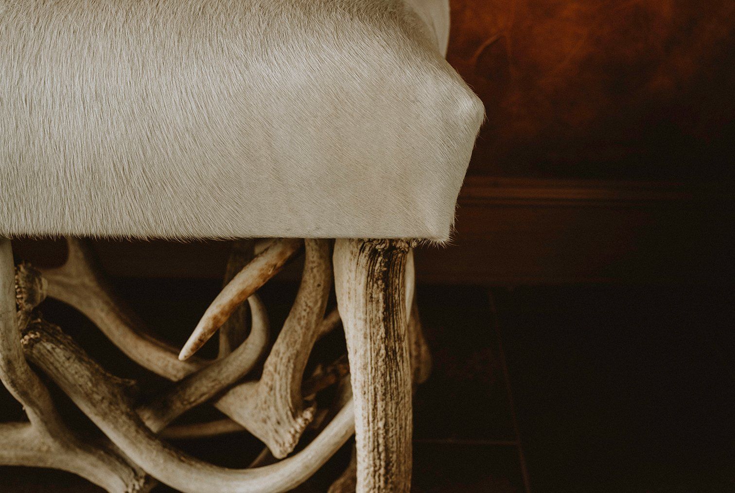 antler bench